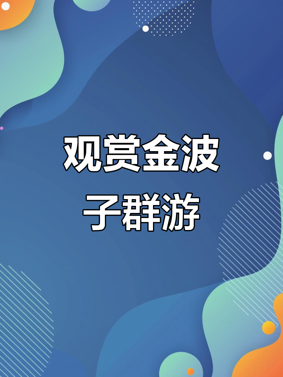 金波子群游展示：5000条短鲷畅游水底世界