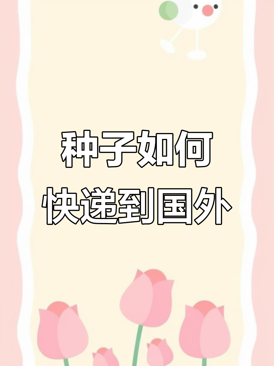 如何安全邮寄种子出国?这些注意事项你得知道