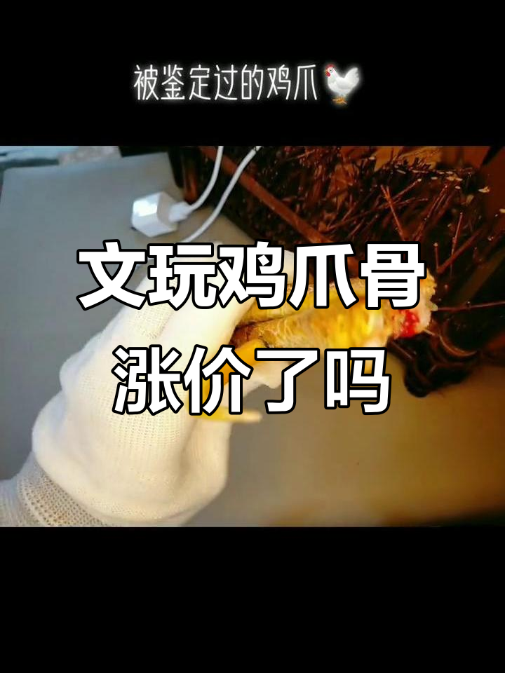 去年一万八不卖,今年价格能涨吗?文玩鸡爪骨手把件行情分析