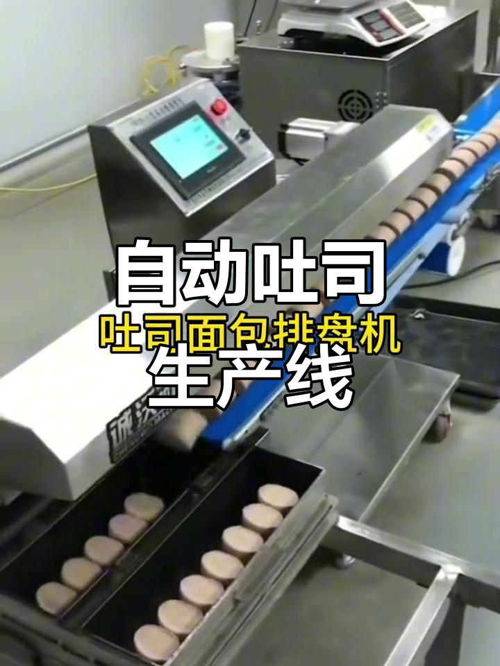 吐司面包生产线,自动成型、摆盘一体化设备