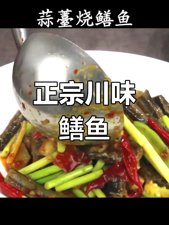 四川风味蒜苔烧鳝鱼
