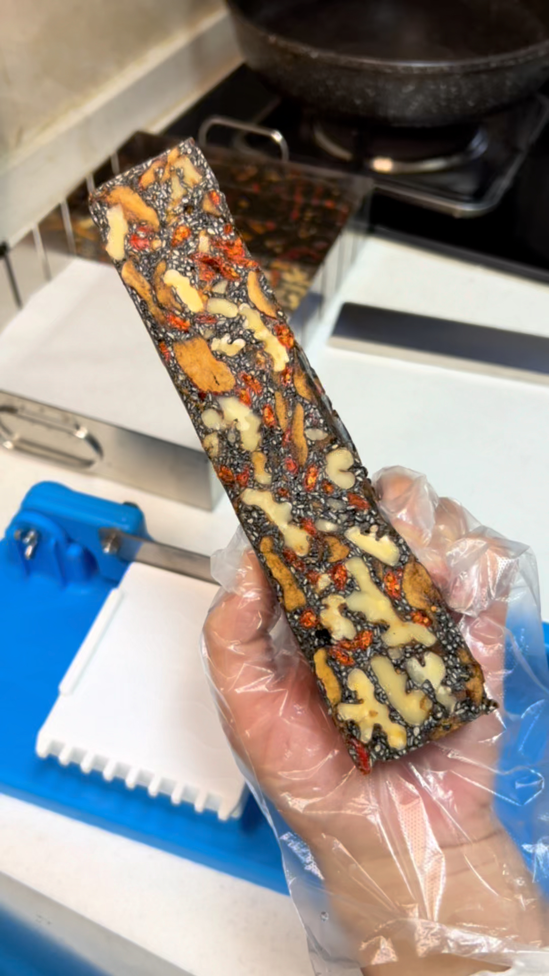 阿胶糕制作全过程(家常平底锅做法)