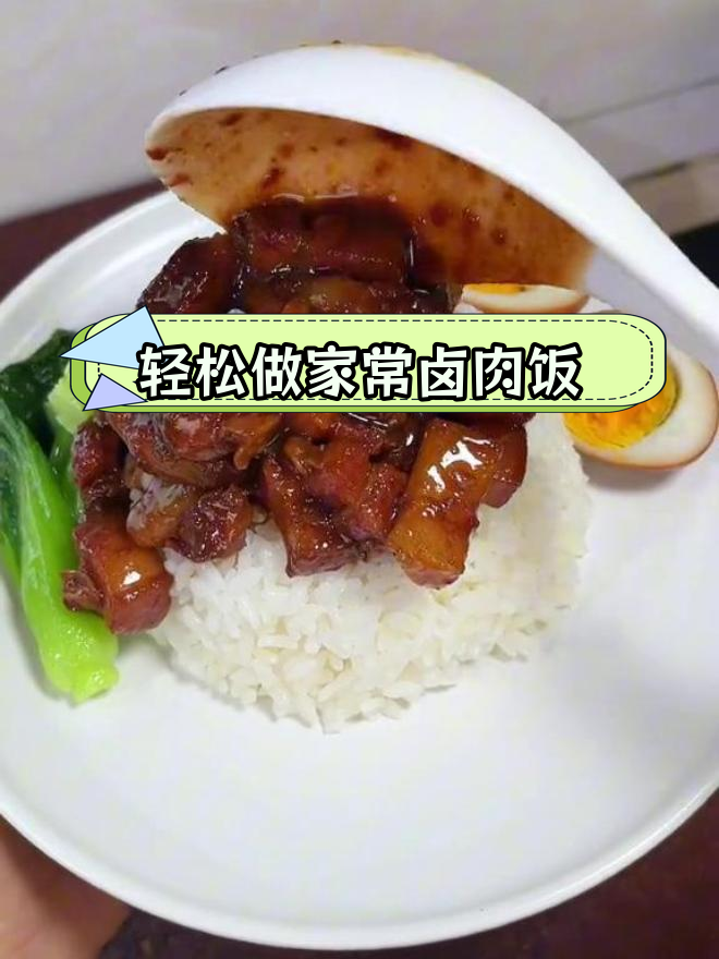 家常卤肉饭,软烂入味,做法简单又美味