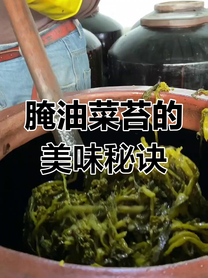 油菜苔腌制后,烧肉更美味,皖江家常佳肴