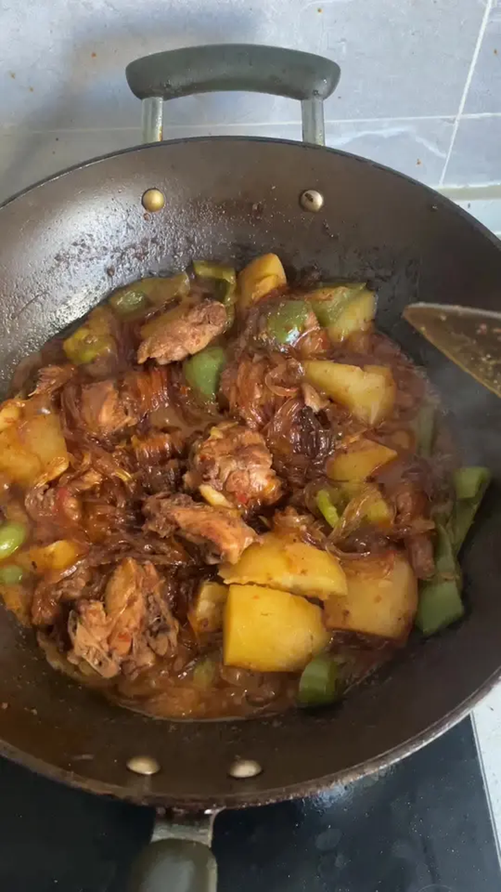 炒鸡damn 大盘鸡的家常做法 妈呀太香了