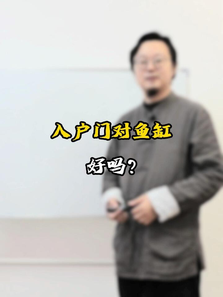 开门见鱼缸不好,需要做屏风