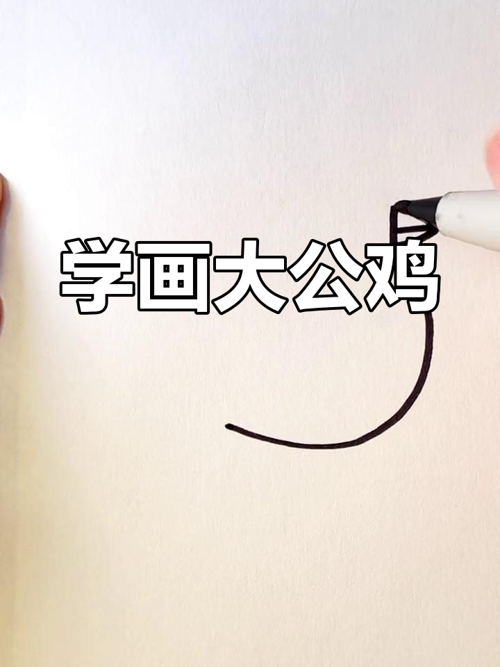 8月31日,一起画可爱大公鸡!简单步骤教你轻松上手