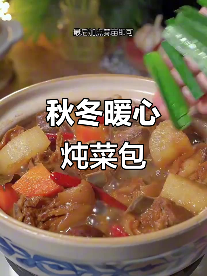 冬季必吃炖菜包,羊肉牛肉热乎乎,学会这几道家常美味