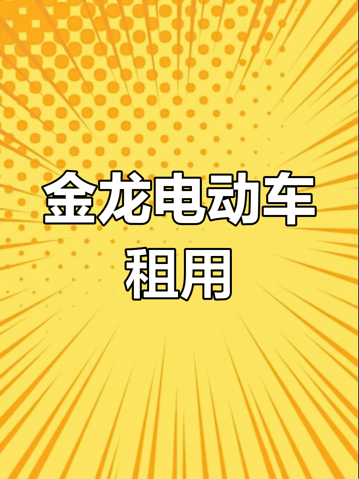 厦门金龙电动面包车,多种租赁选择,轻松开启创业之路!