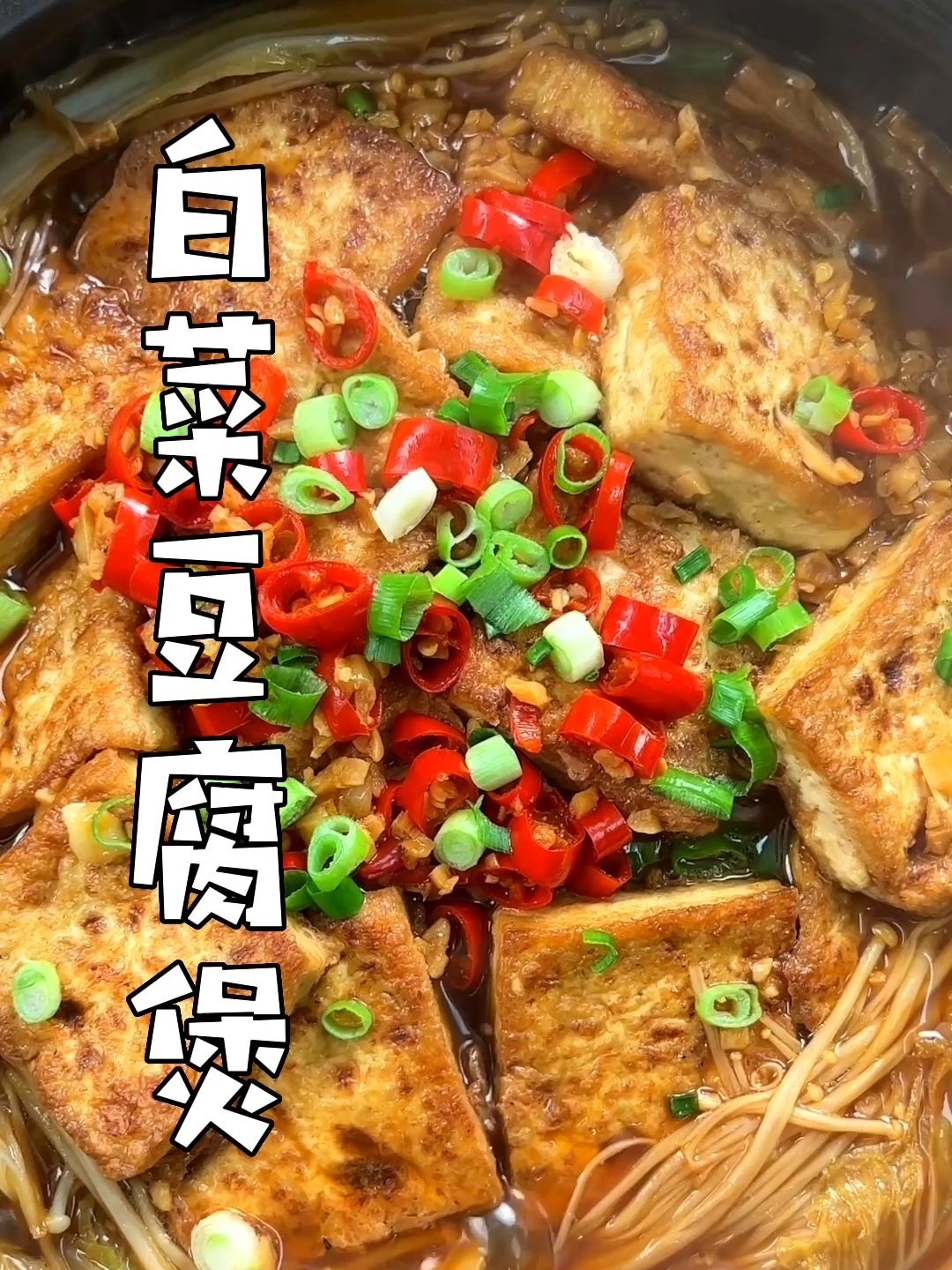 白菜豆腐煲