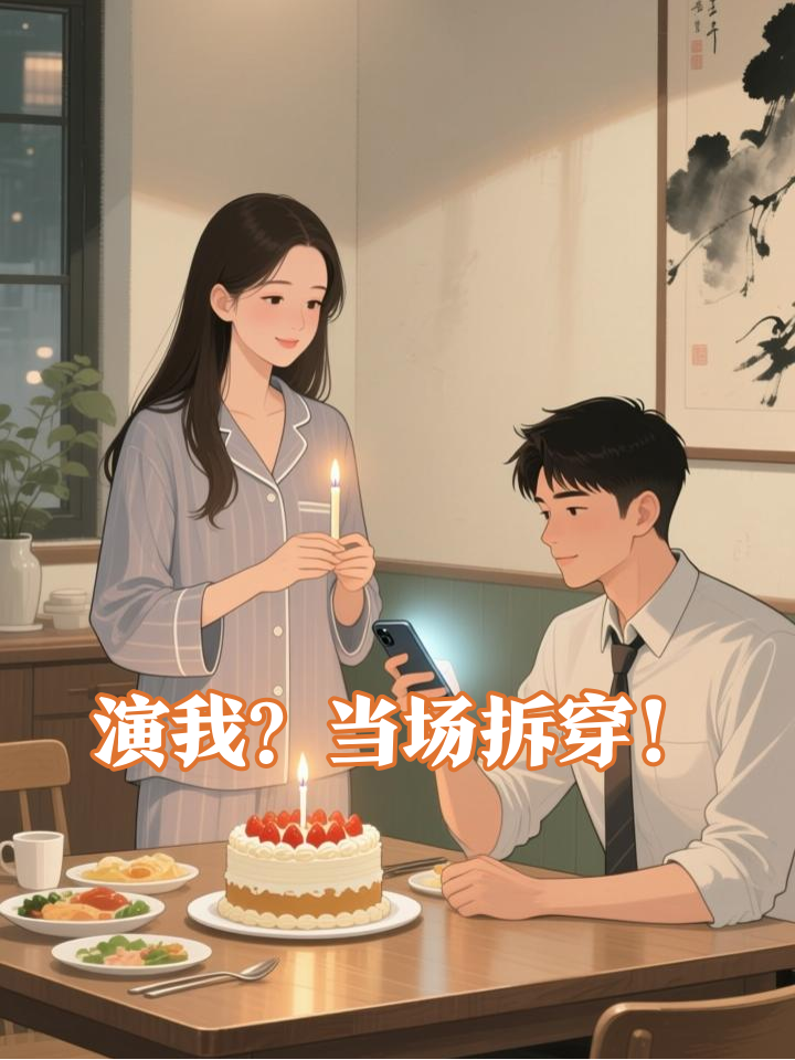 恋爱周年庆现场，我拆穿了他手机里的双面人生