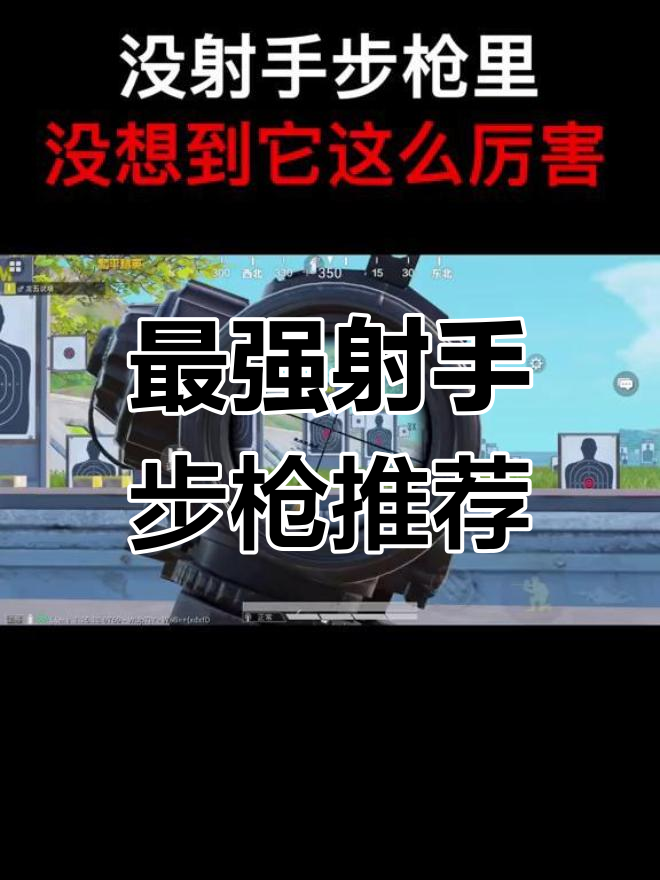 吃鸡射手步枪排行,第一名竟然是它!