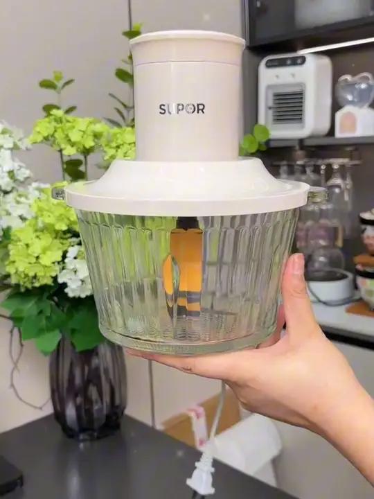 这款绞肉机太实用了！苏泊尔近 2L 大容量，绞肉绞菜超方便