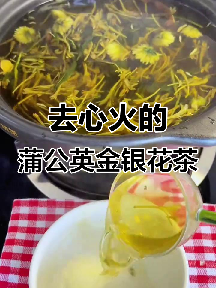 清热解毒,润肺去火:蒲公英金银花茶的养生功效