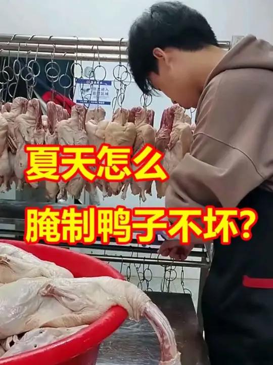 夏天怎么腌制鸭子不坏?