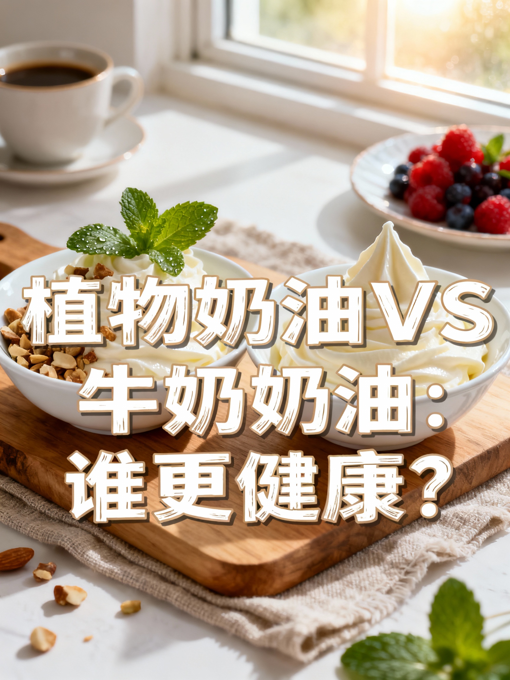 植物奶油VS牛奶奶油：谁更健康？