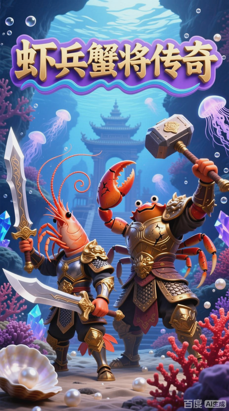 虾兵蟹将的奇幻世界