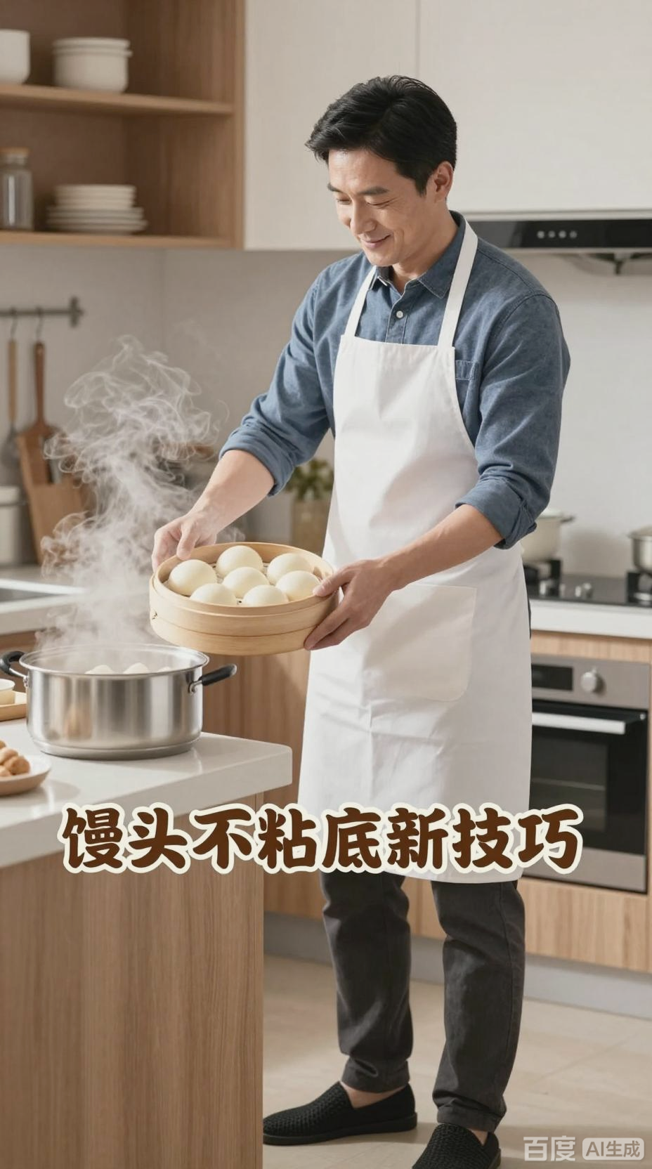 蒸馒头不粘底新技巧