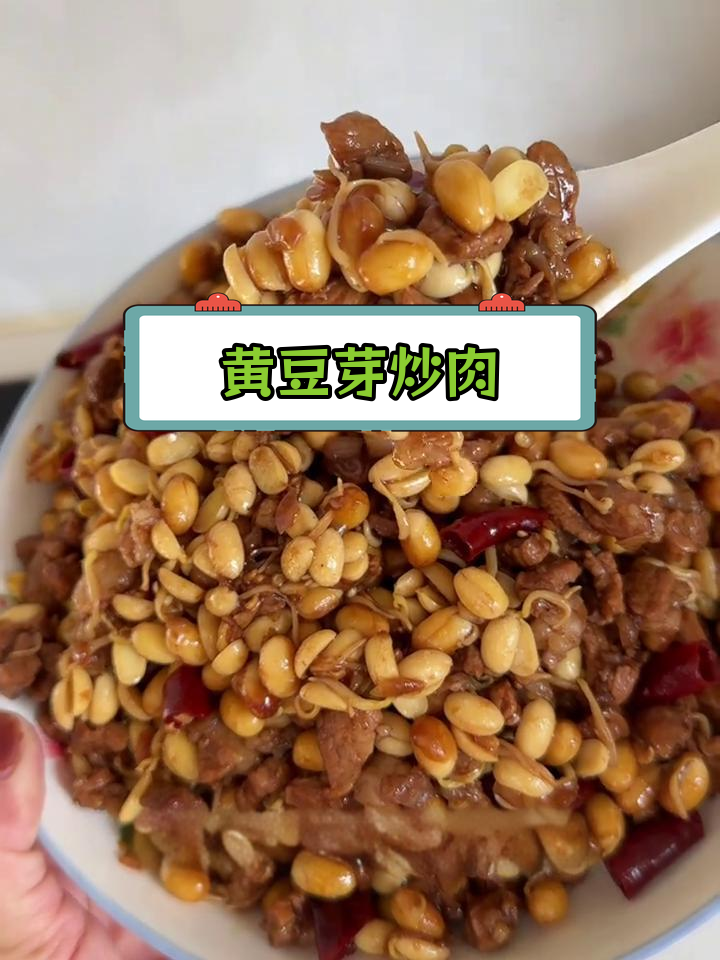 黄豆芽炒肉,越嚼越香,做法简单又下饭