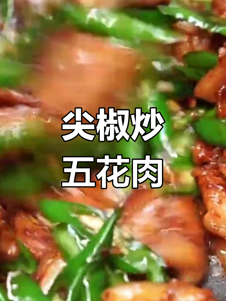尖椒炒肉片的家常做法,轻松学会