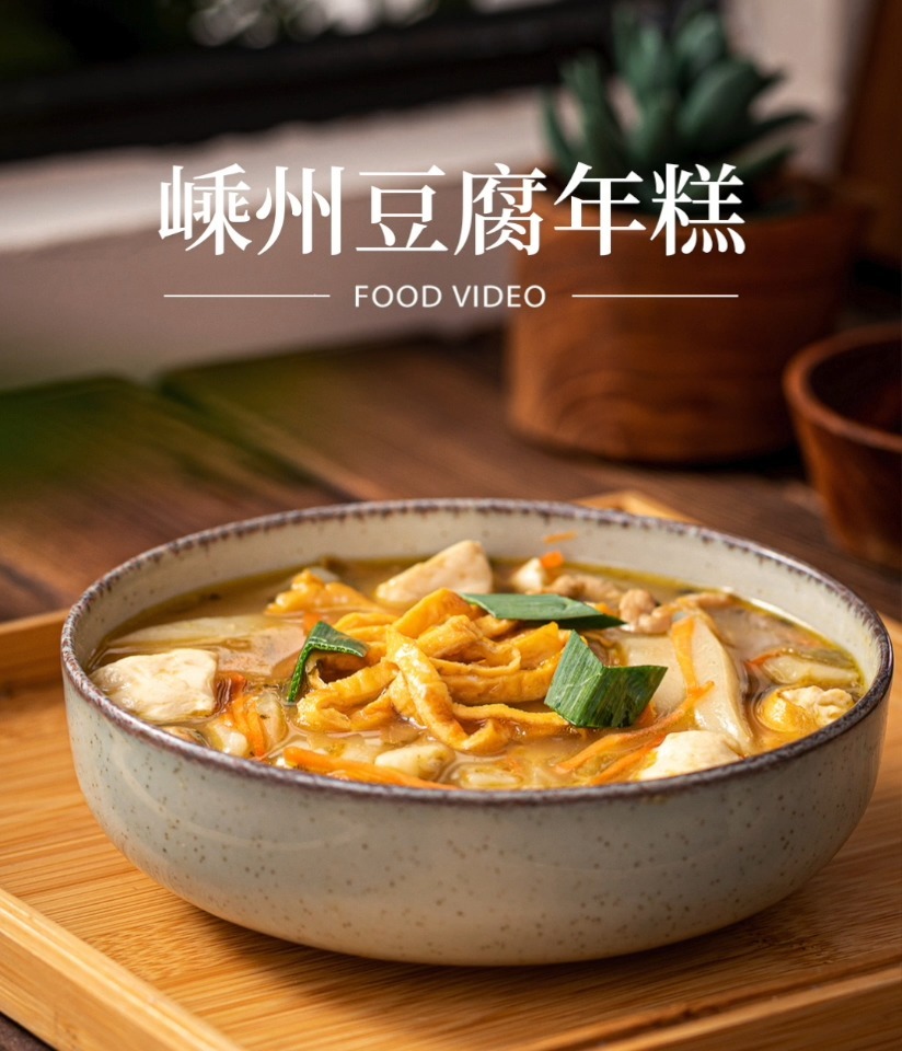 嵊州豆腐年糕,简单好做