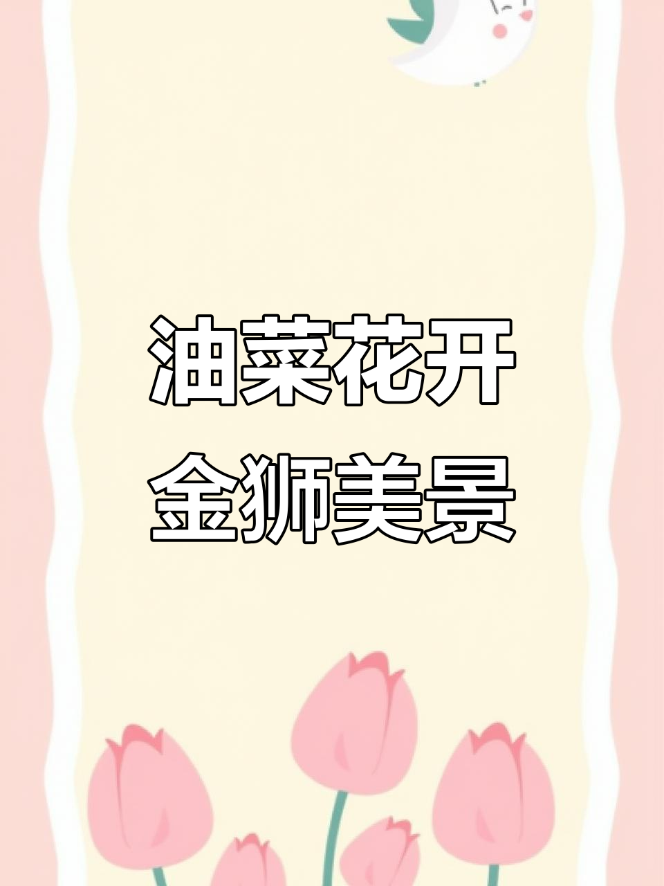 金狮村油菜花盛开,航拍最美乡村风景