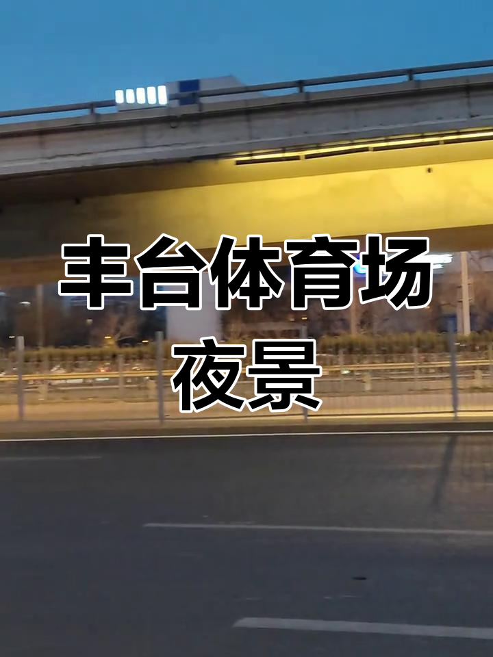 夜晚丰台体育场锻炼,随手一拍竟如此美丽