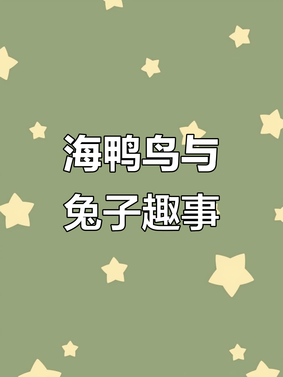 兔狗变种大揭秘,海鸭鸟与三兔独鸟的奇妙故事
