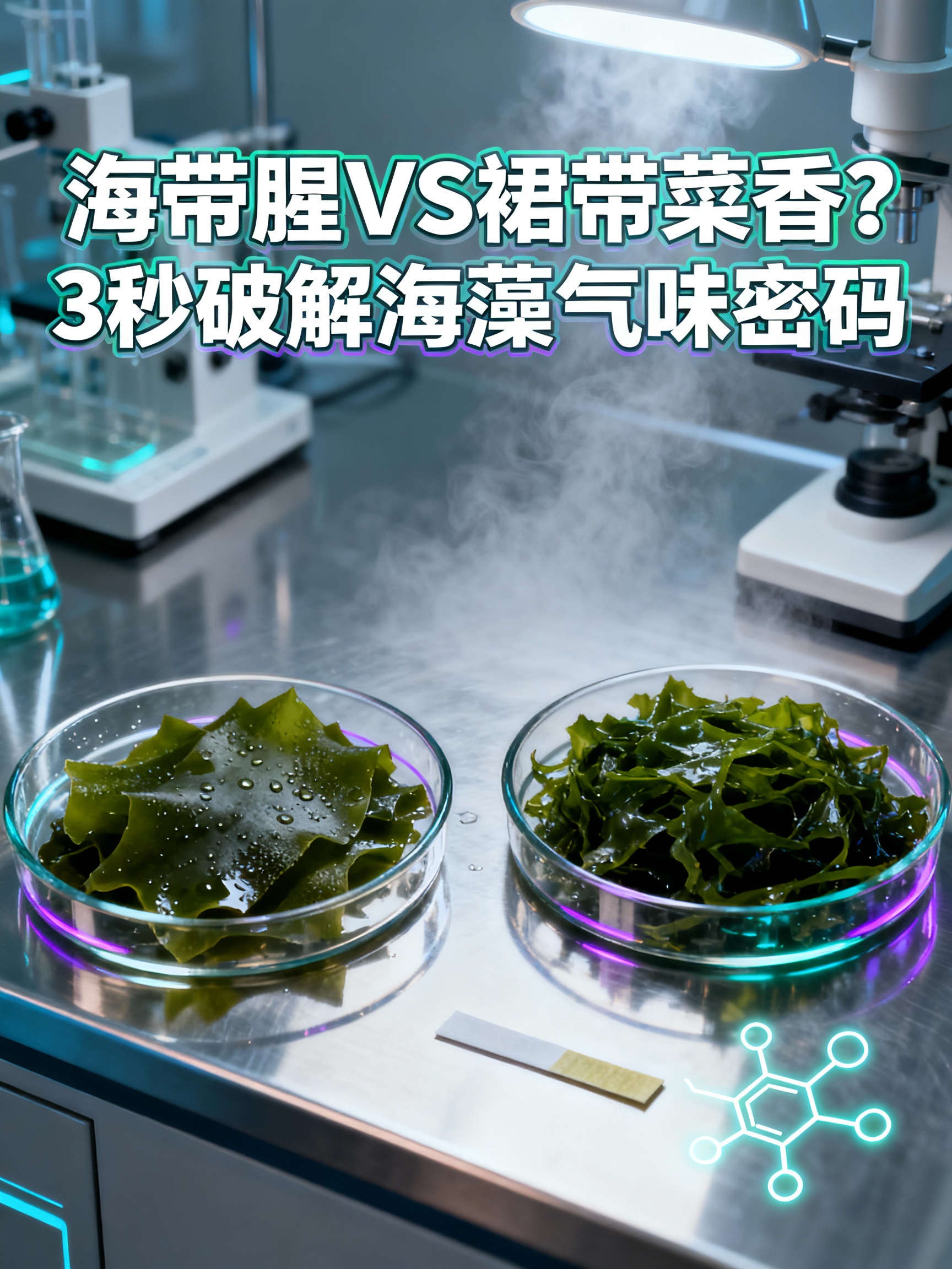 海带腥VS裙带菜香?3秒破解海藻气味密码