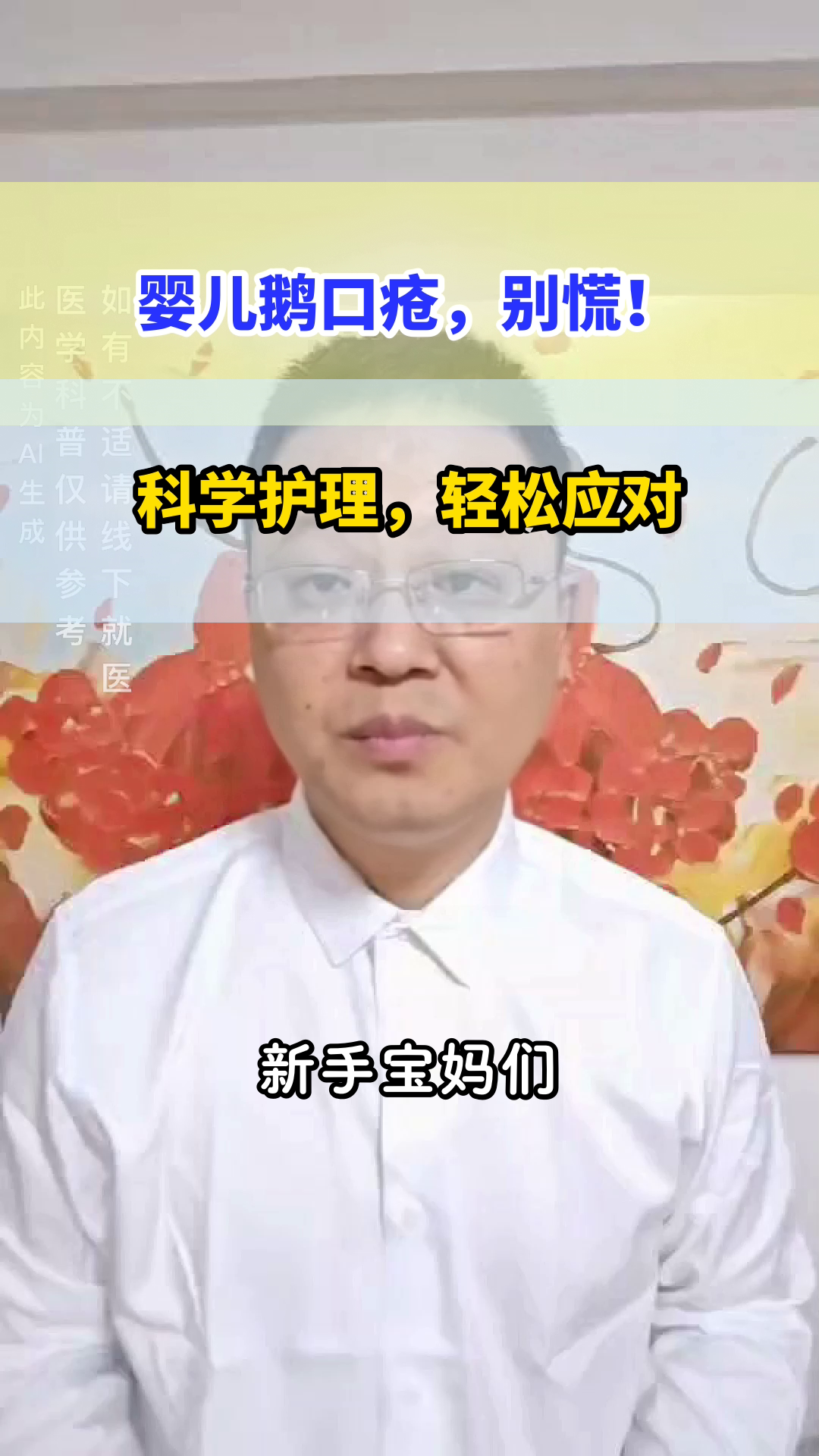 婴儿鹅口疮,如何正确护理?