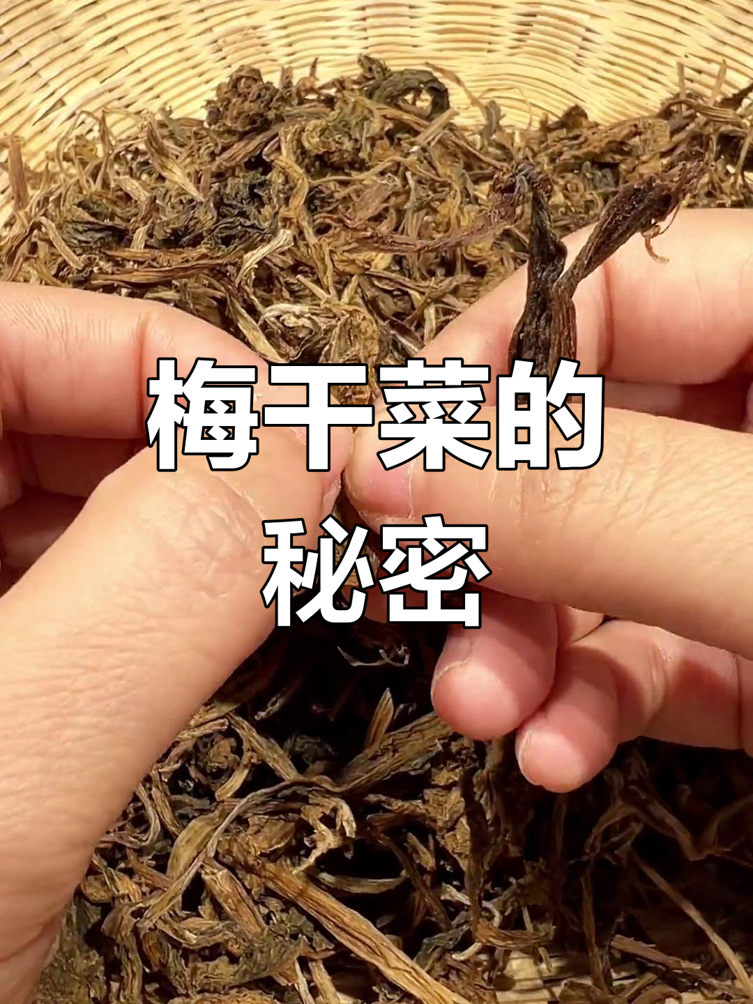 新鲜梅干菜呈黄褐色,蒸后变黑,适合炖汤或烧肉