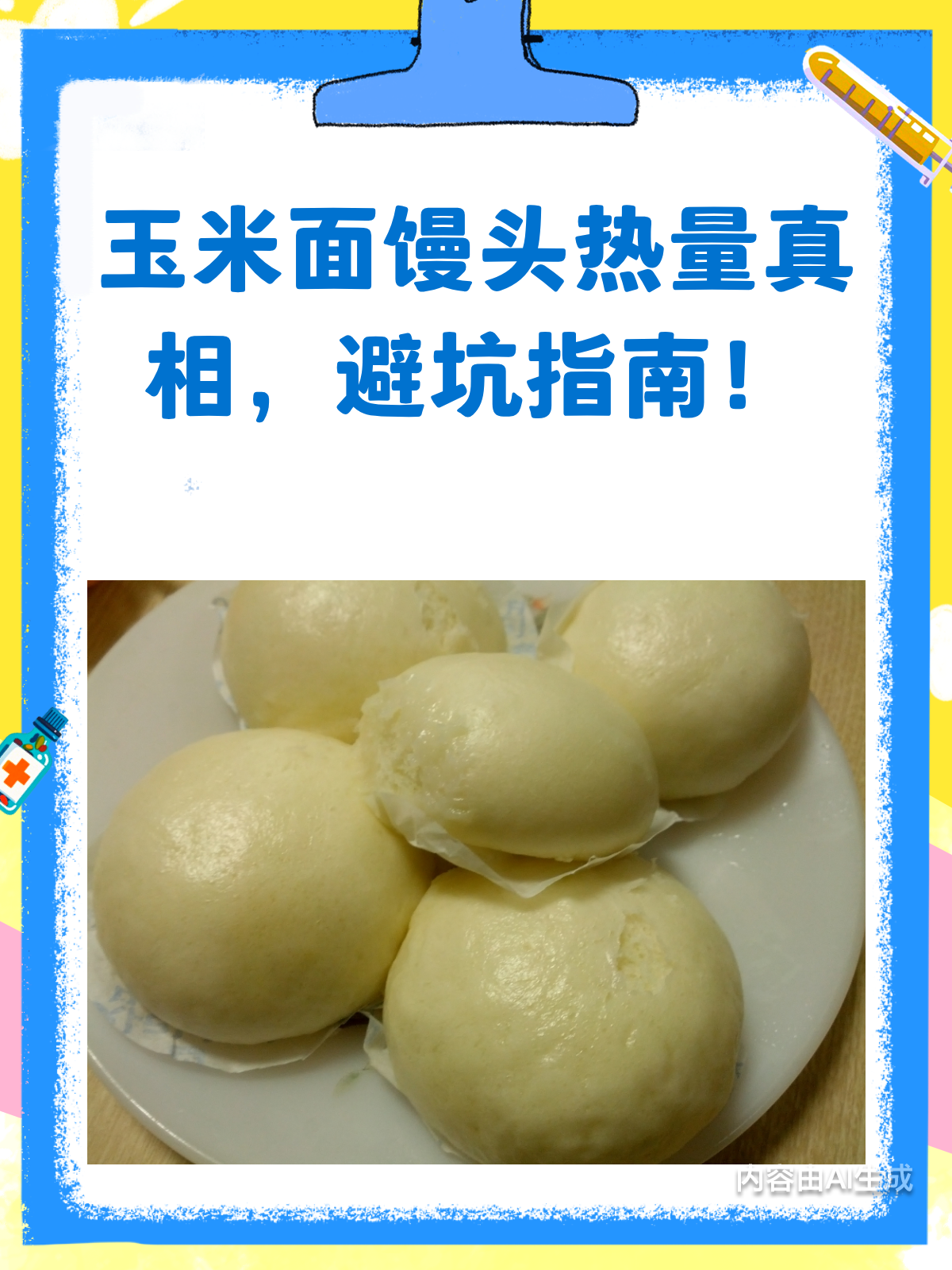 玉米面馒头热量大揭秘!减肥人士必看