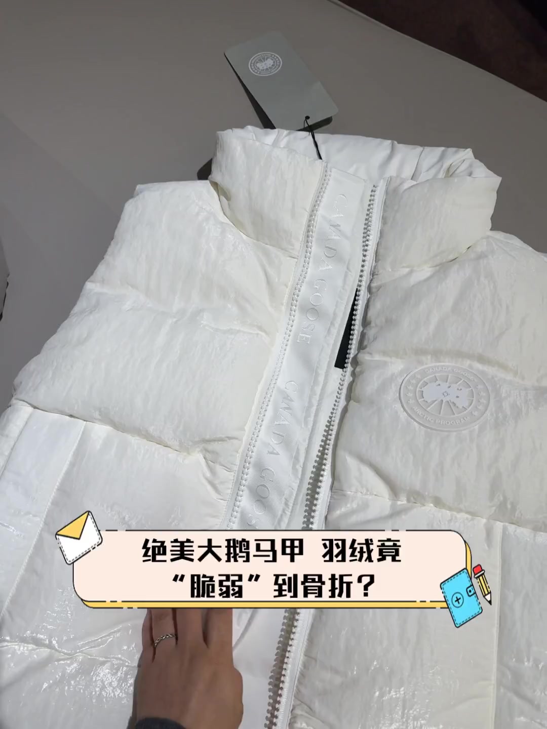 绝美大鹅马甲,羽绒竟“脆弱”到骨折?