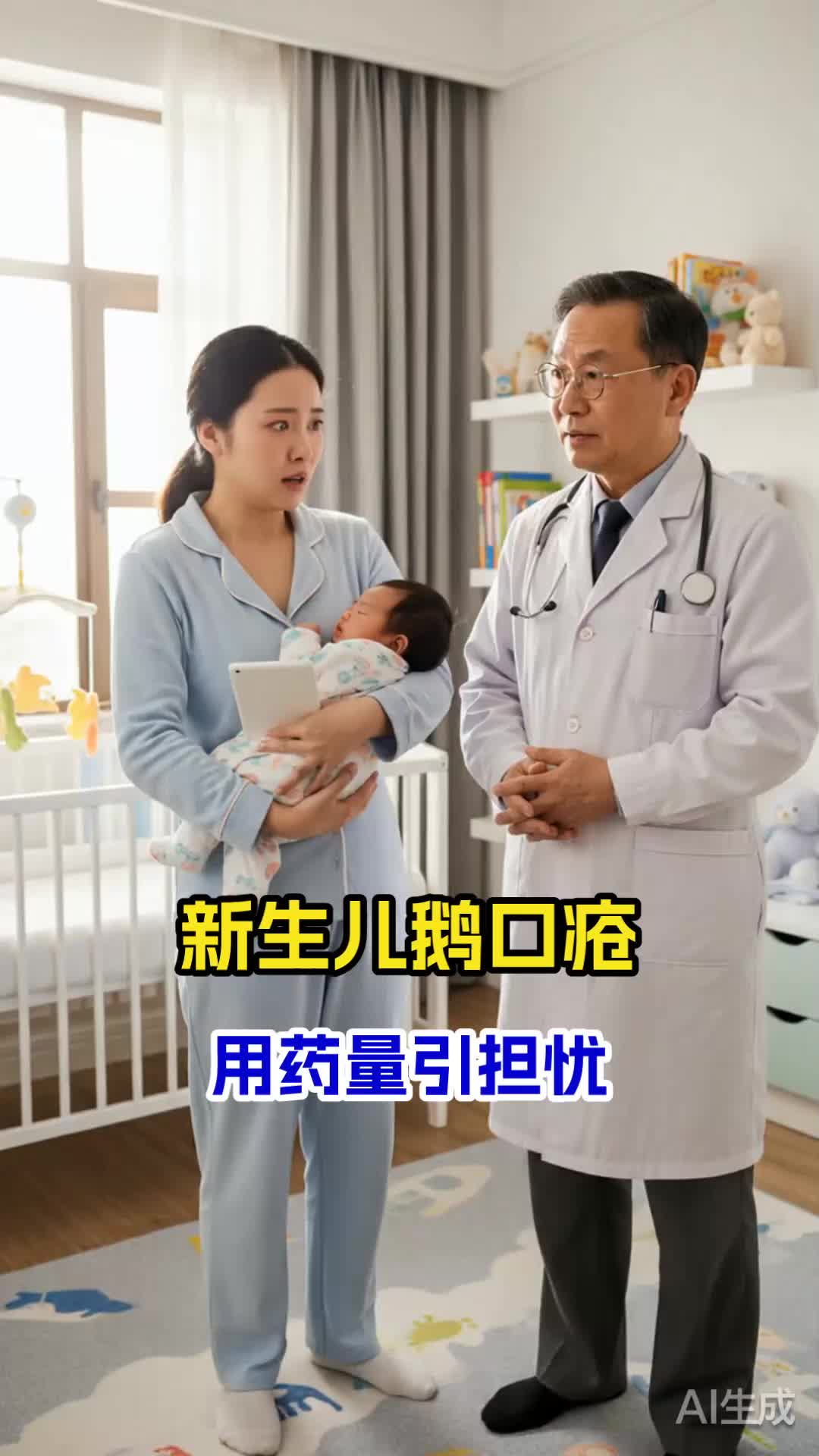新生儿鹅口疮用药量是否过量?