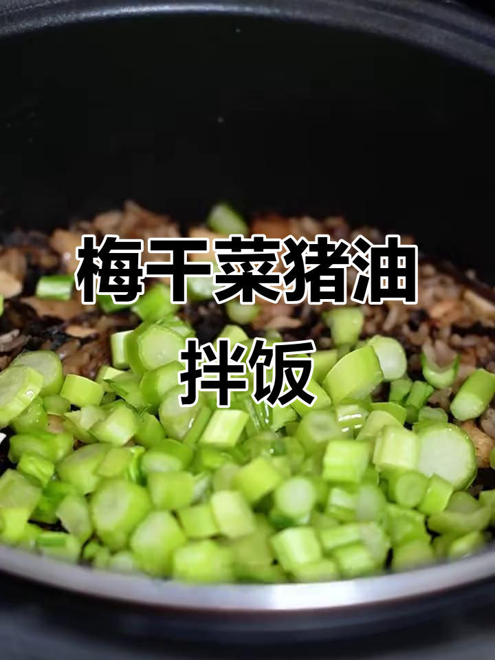 夏日懒人必备!梅干菜猪肉饭,香气扑鼻