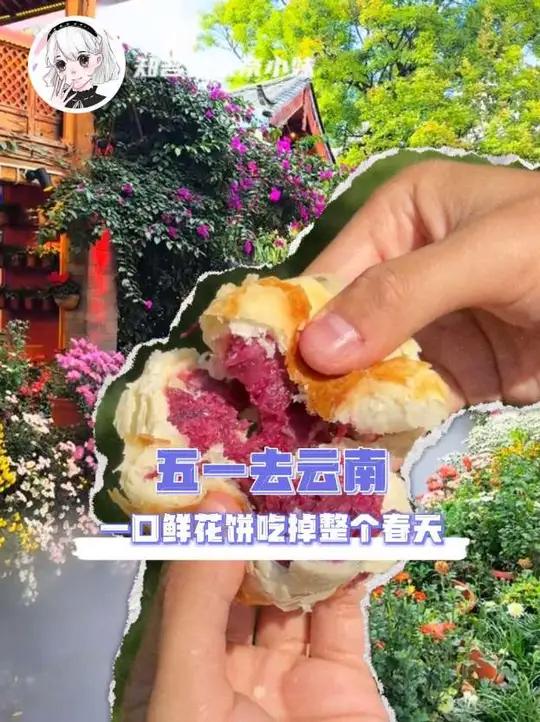 云南,你这么好吃的鲜花饼不早说!#云南人真是老吃家来的