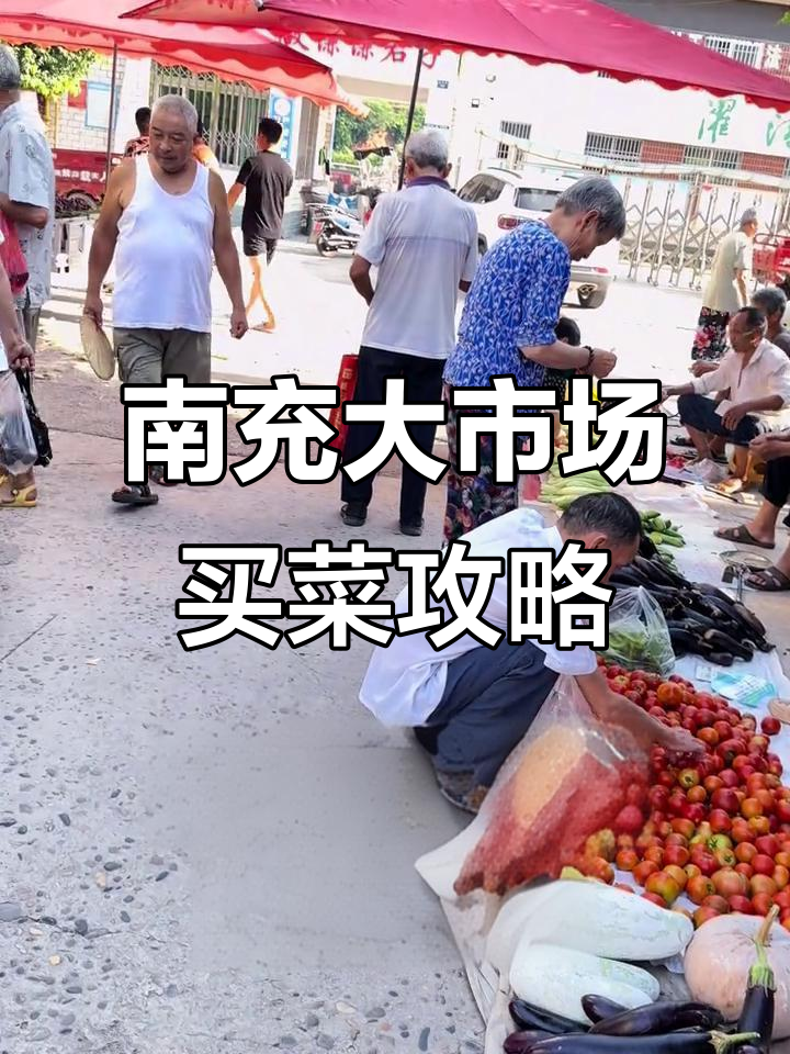 南充周边最大市场,农家菜超便宜!