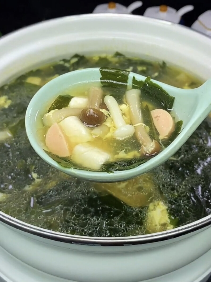 蘑菇海带汤