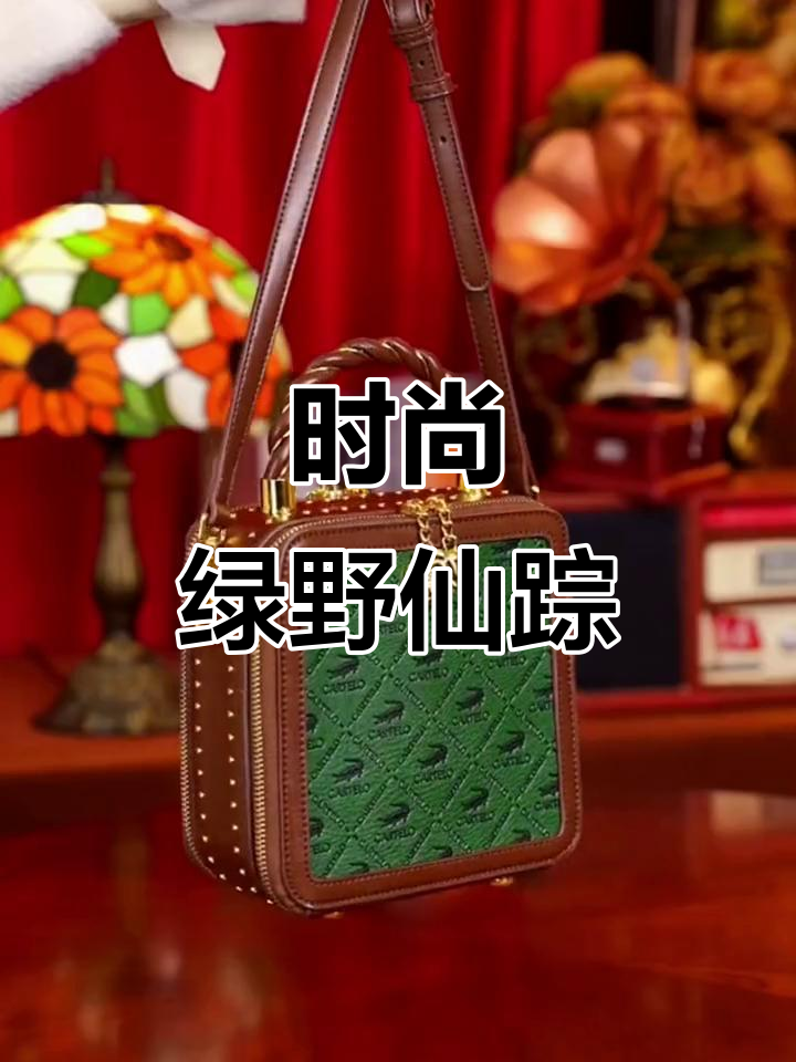 卡帝乐鳄鱼2023新款手提包,时尚绿野仙踪设计