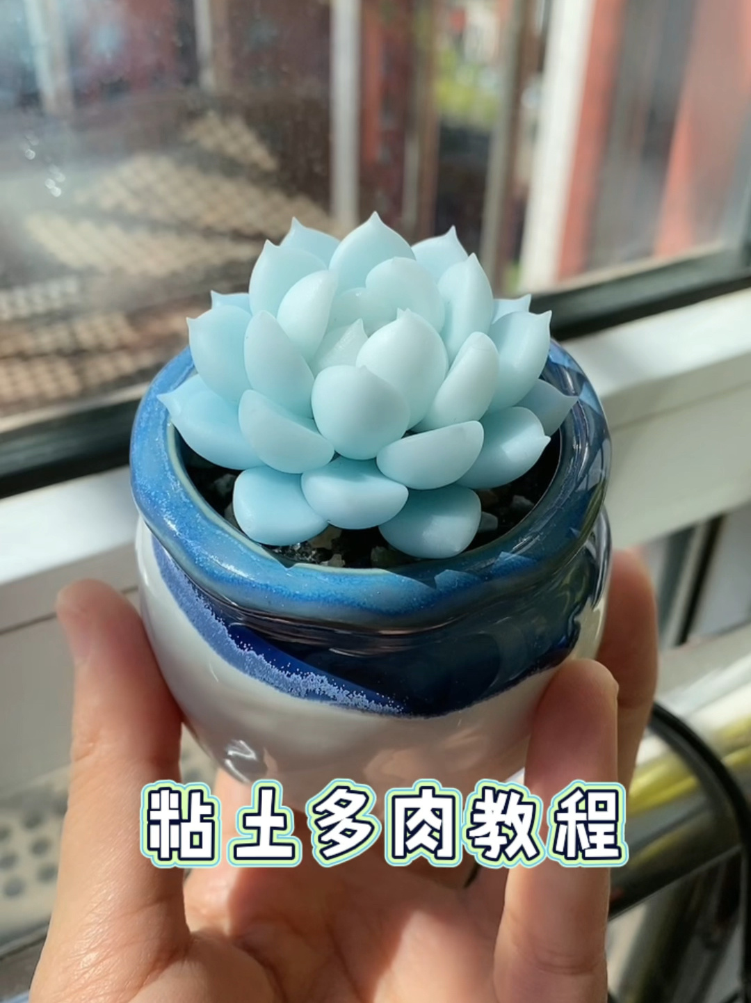 粘土多肉教程