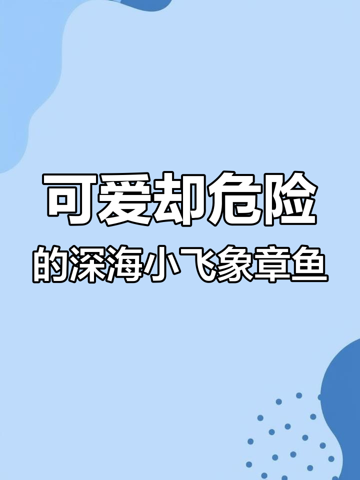 小飞象章鱼:呆萌又“菜”的深海生物,遇到危险竟然这样应对