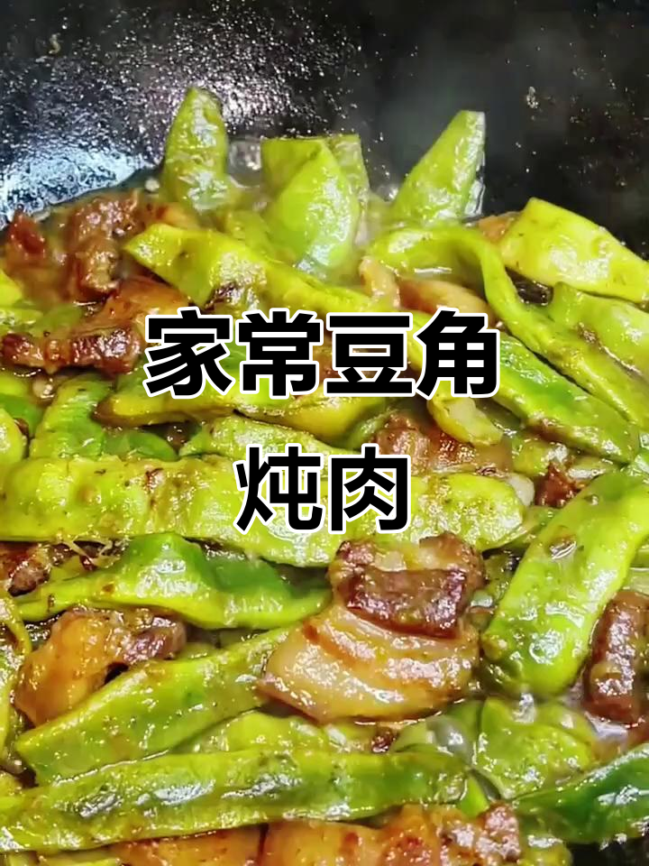 豆角炖猪肉,家常味十足!教你轻松做出软烂入味的快手菜