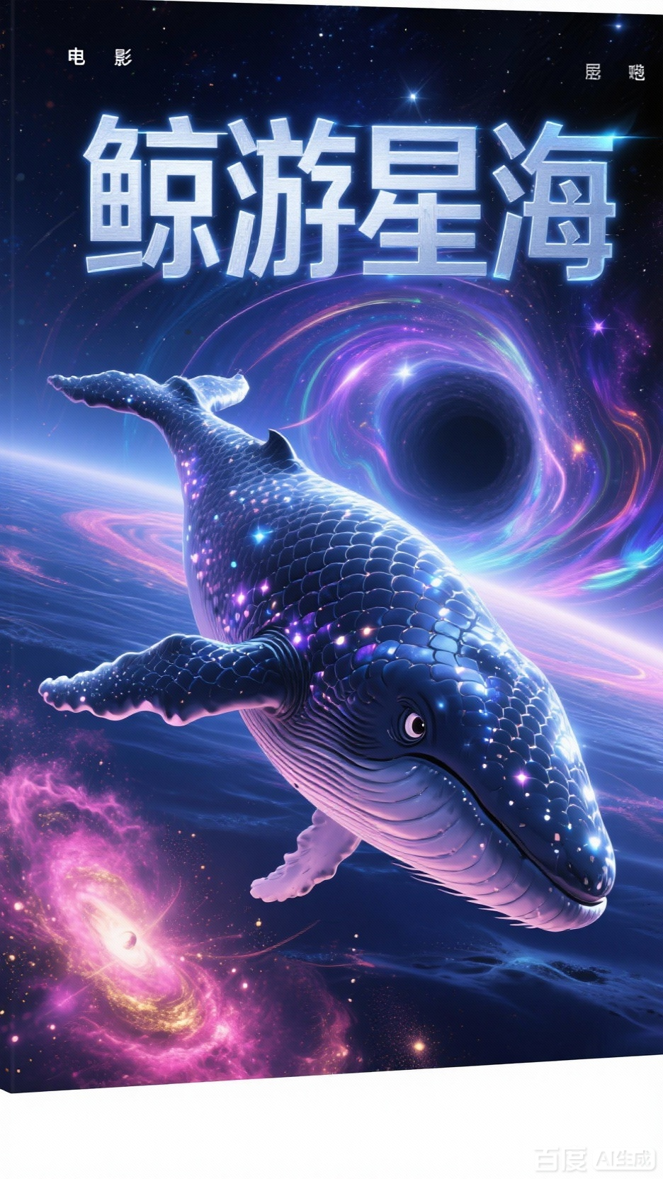 鲸鱼遨游,探索宇宙奥秘