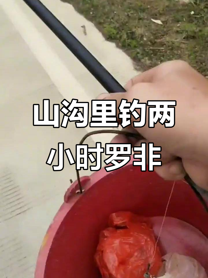 深山小河钓鱼,芝麻剑鱼没见着,却钓了两小时罗非
