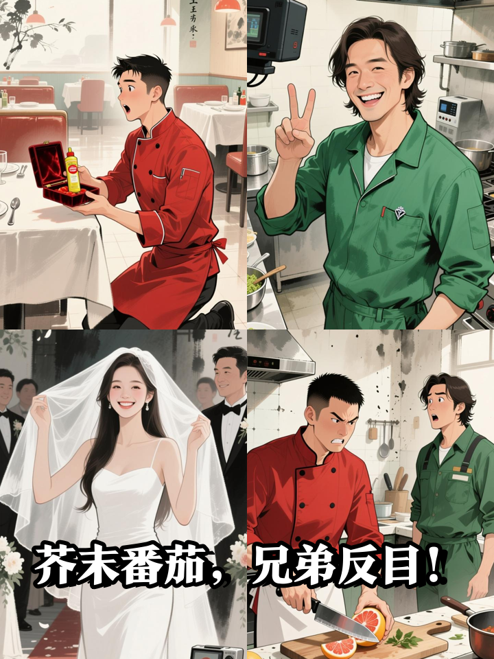 当番茄杰发现芥末杰偷偷调包了他的求婚戒指……