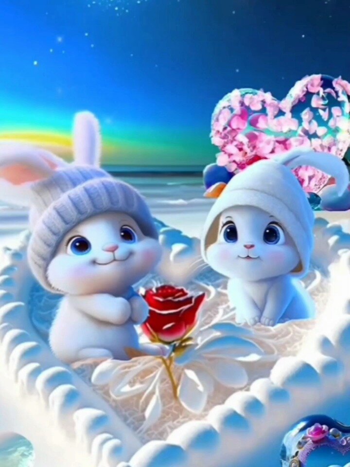 超燃精美吉祥兔手机动态壁纸来了!春节快乐