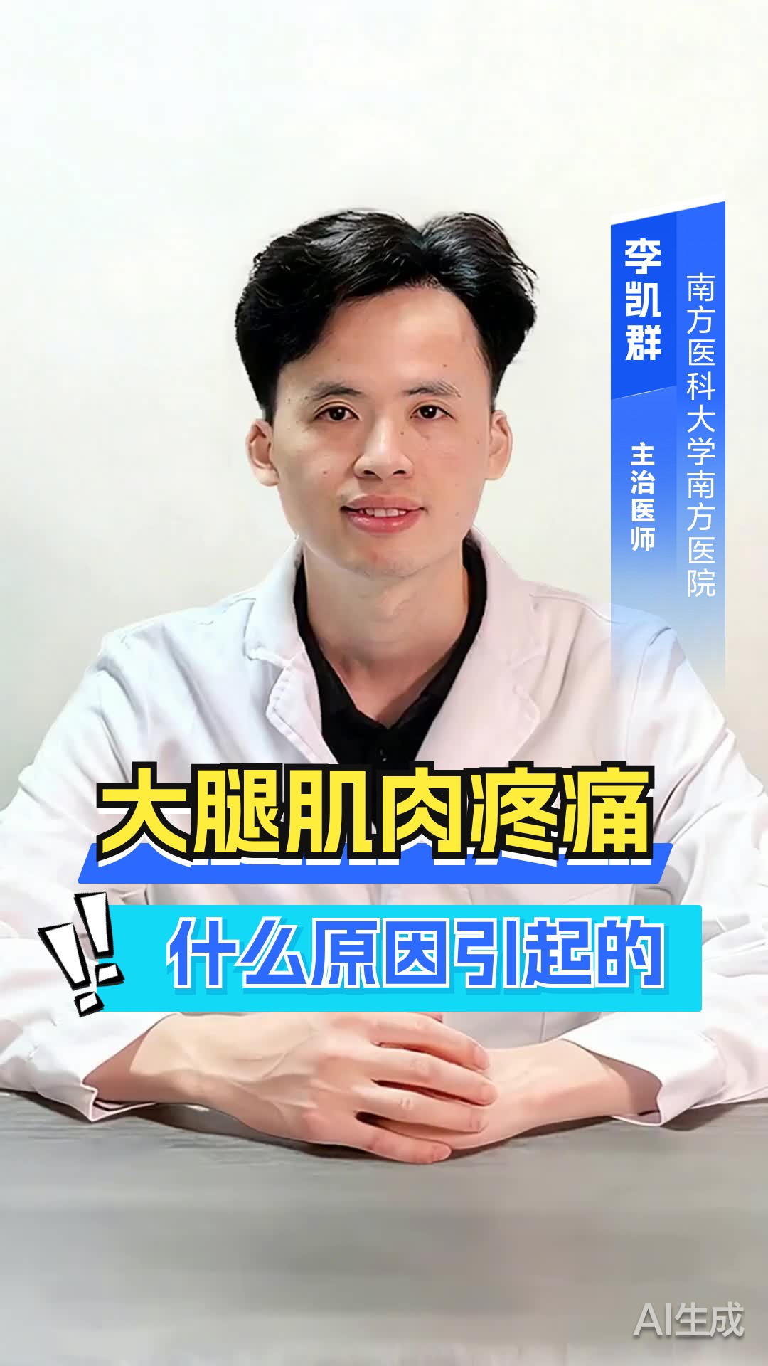 大腿肌肉疼痛什么原因引起的
