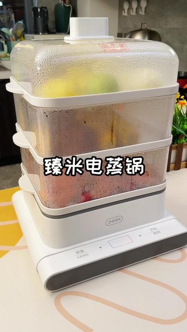 大容量电蒸锅一大家子够用,操作简单还能定时