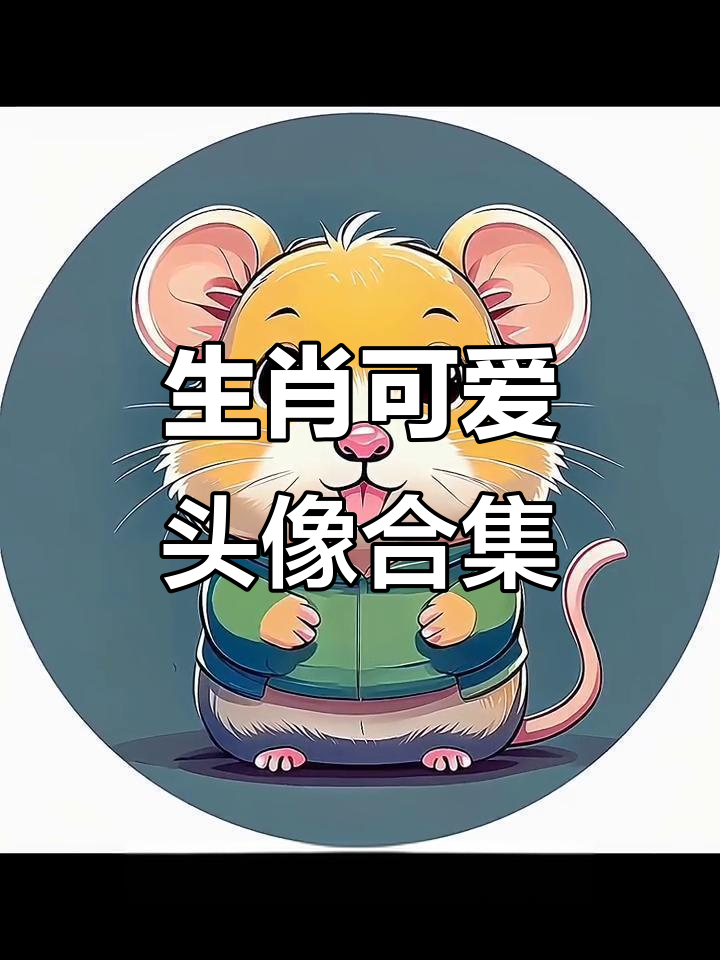 十二生肖卡通头像大集合,快来领取你的专属萌图!