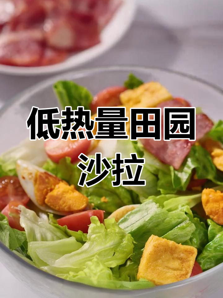营养均衡的田园沙拉,低卡又美味